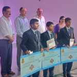 District-Level Quiz Competition held at Coorg Institute of PU College, Ponnampe